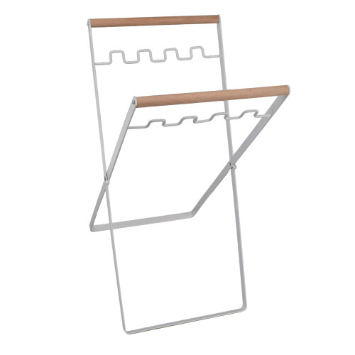 Iron Trash Bag Holder Outdoor Leaf Bag Stand 2
