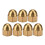 Brass Acorn Nut Kit Dome Head Cap Hex Nuts Set 6