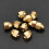 Brass Acorn Nut Kit Dome Head Cap Hex Nuts Set 10