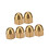 Brass Acorn Nut Kit Dome Head Cap Hex Nuts Set 14