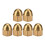 Brass Acorn Nut Kit Dome Head Cap Hex Nuts Set 5