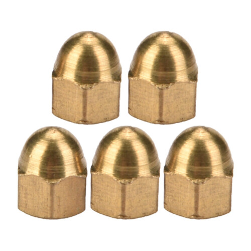 Brass Acorn Nut Kit Dome Head Cap Hex Nuts Set 1