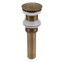 Bathroom Kitchen Sink Drain All Copper Pop Up Sink