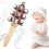 Holzschlitten-Klingelstab mit Glöckchen für Kinderpartys 12