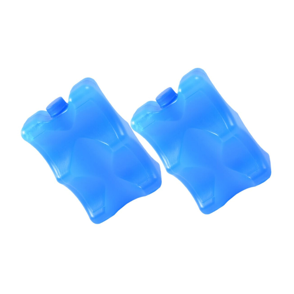 Breastmilk Ice Pack 2pcs Reusable Cooling Packs for Breastfeeding Milk Storage Travel Outdoor Use, BPA-Free