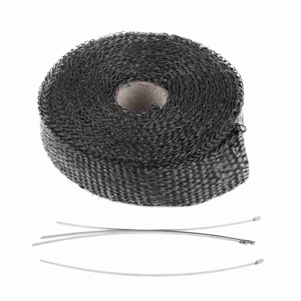 5M Car Insulation Tape Exhaust Heat Wrap With 4 8320539654348
