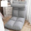 Floor Chair with Back Support Folding Sofa Chair 6