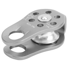 20KN Aluminum feststehende Kletterrolle, Grau, Ø 35 mm