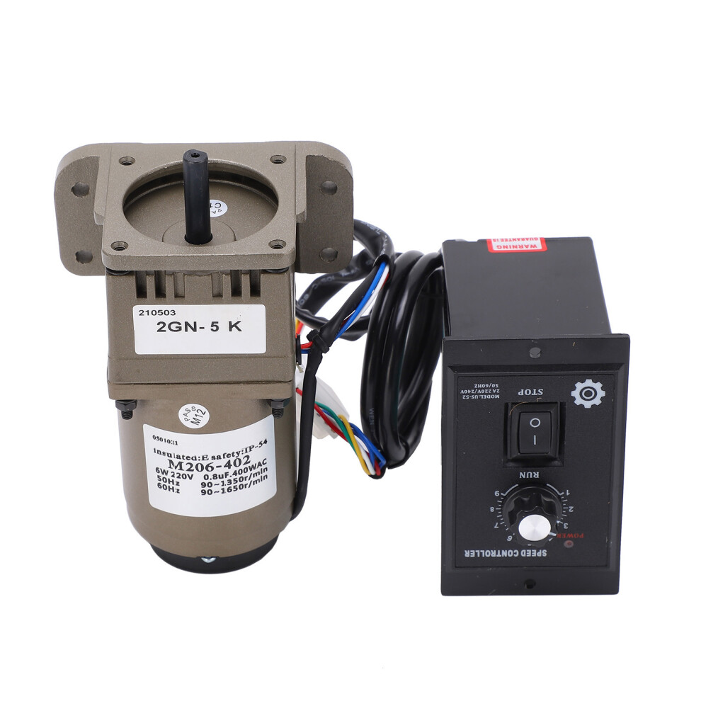 AC 220V 6W Single Phase Asynchronous Gear Motor