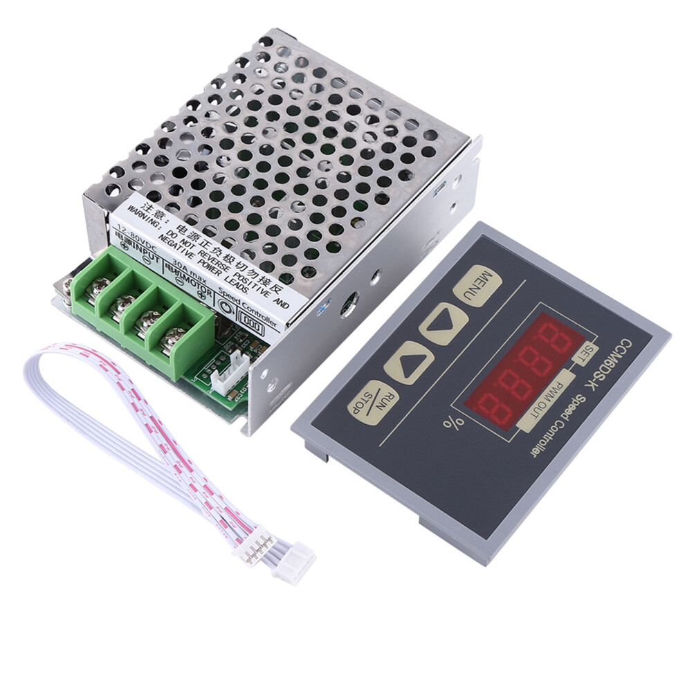 12-80V DC 30A PWM Motor Speed Controller Governor