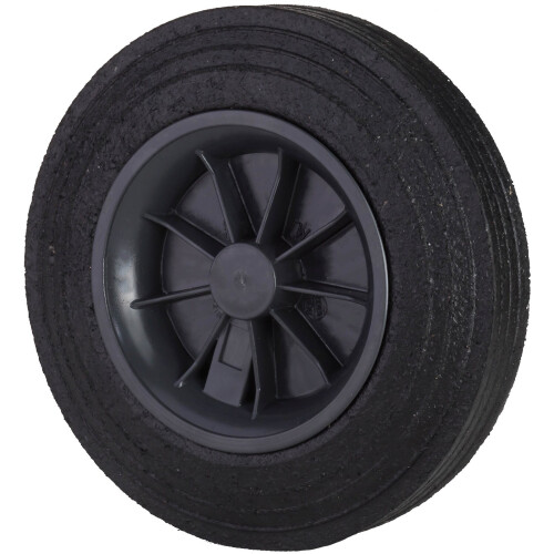 Roue pour conteneur à déchets en caoutchouc, diamètre 200 mm
