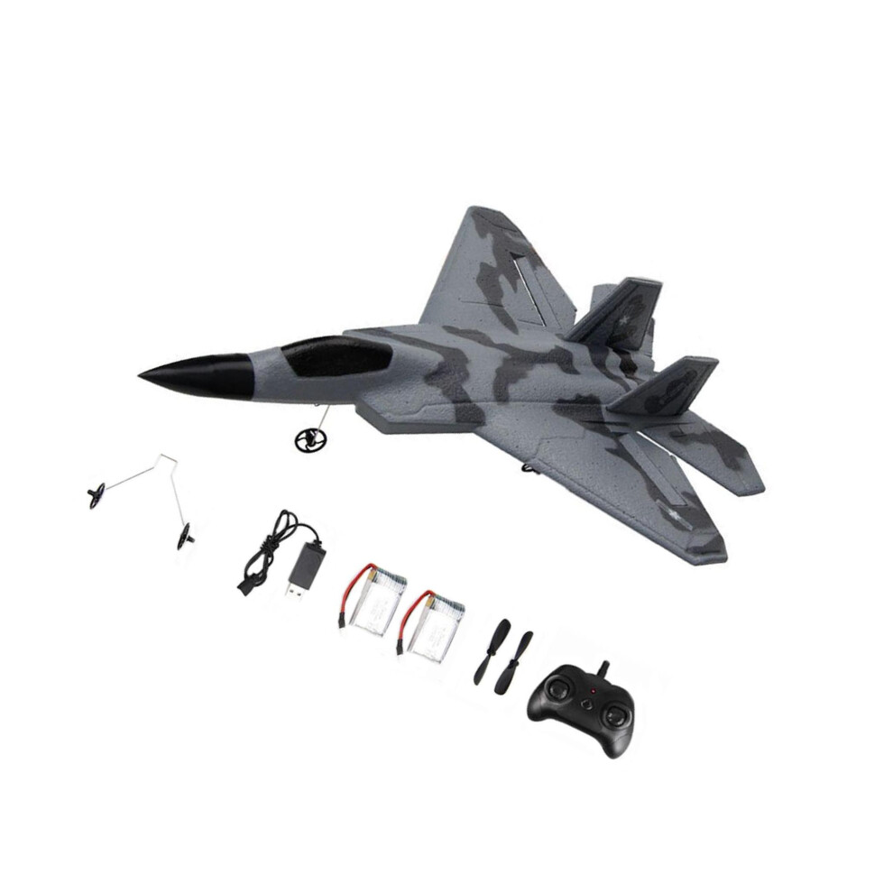 (2 Batteries) 2CH FX622 Aircraft Drone Outdoor Toys RTF Model EPP Foam 2.4G RC
