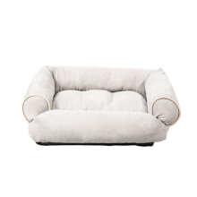 Pet Bed with Removable Cushion, Sofa for Small to Medium Dogs, Cozy Nest Design, Soft Fabric and Easy Clean