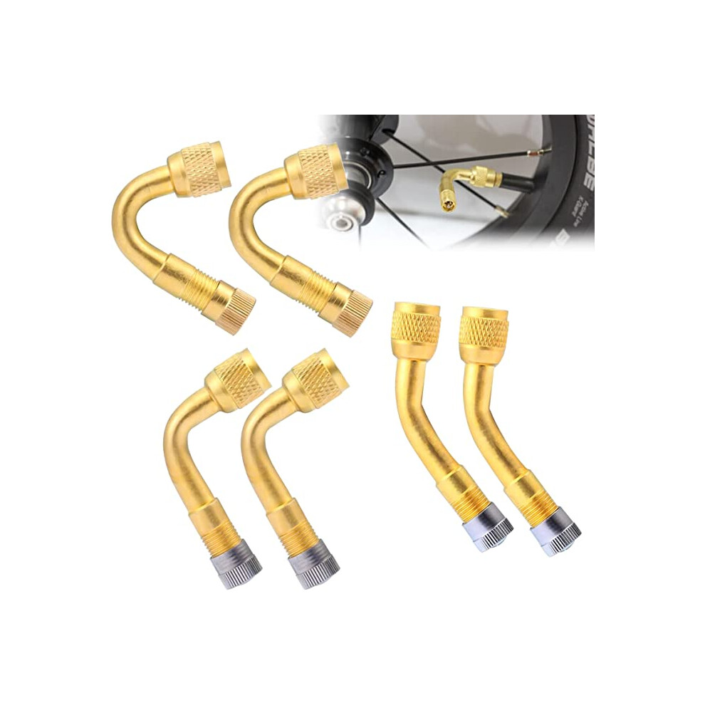 6 Pieces/Set Motorbike Valve Extension Replacement Adapter Accessories-image-OPC-PK98MCY-NEW