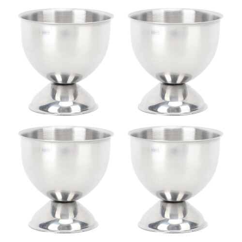 4PCS Egg Cup Set 40ml Stainless Steel High