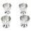 4PCS Egg Cup Set 40ml Stainless Steel High 7