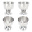 4PCS Egg Cup Set 40ml Stainless Steel High 4