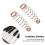180pcs Brass Piano Coupling Spring For Piano Tuner Kit 1in 8