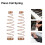 180pcs Brass Piano Coupling Spring For Piano Tuner Kit 1in 7