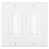 Wall Cable Pass Through Socket Panel 11.50x11.50x1.00cm 6