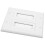 Wall Cable Pass Through Socket Panel 11.50x11.50x1.00cm 4