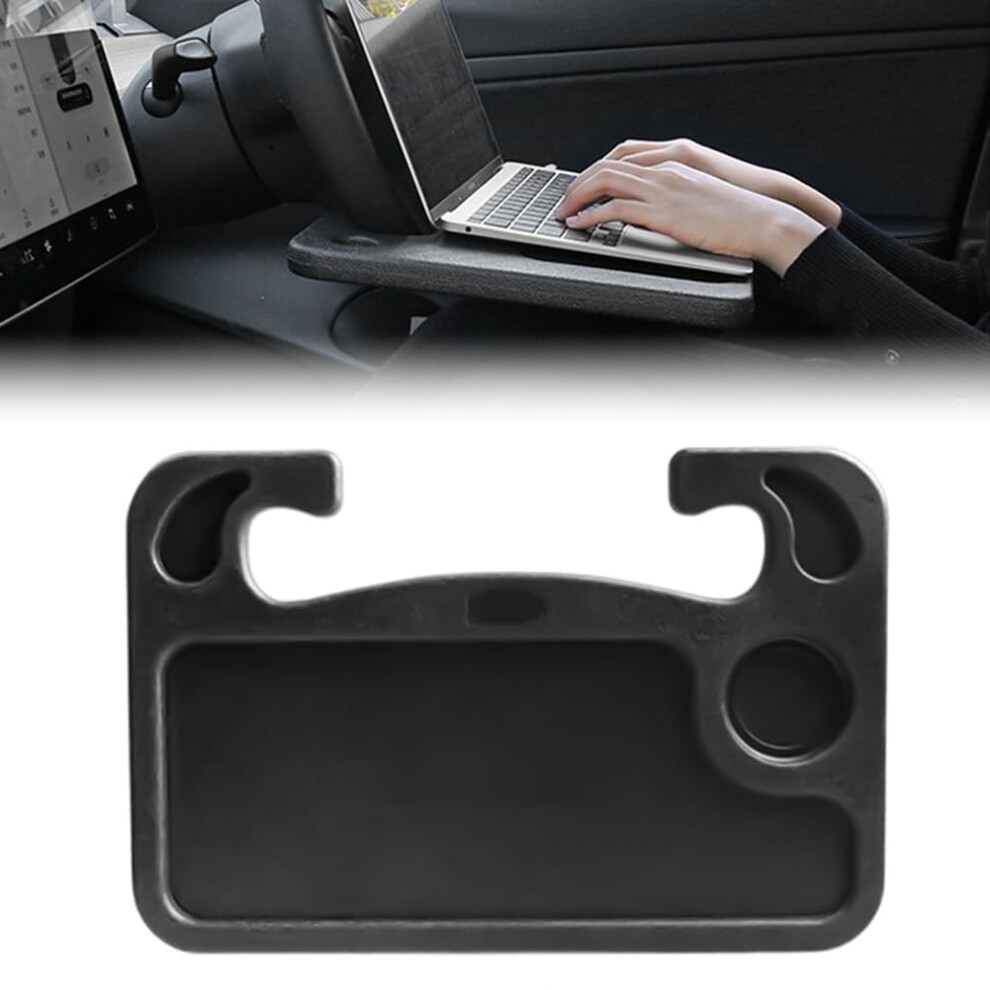 Car Table, Portable Steering Wheel Desk For Food And Laptop, Multifunctional Tray For Most Vehicle Steering Wheels 6482260333212