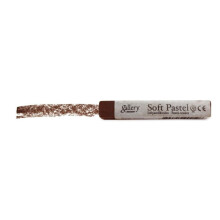 MUNGYO Soft Pastel Square 6 x Burnt Umber