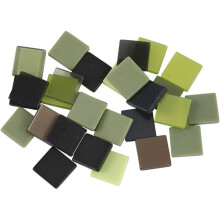 Mini-mosaiikit - Creativ - 51925 - Vihreät paljetit - 10x10mm - 2mm paksuus