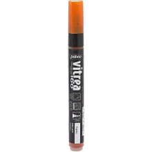 Caneta - Tinta para vidro - Brilhante - Laranja paprika - Vitrea 160 - Pébéo
