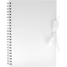 Álbum de scrapbooking - Artemio - 11007027 - A4 Branco - Fita Inclusa - Para Aniversário e Casamento