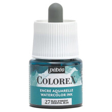 Encre - Pébéo - 417027 - Bleu d'orient - Flacon - Arts Graphiques