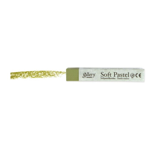 MUNGYO Soft Pastel Square 6 x Olive Green