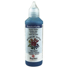 Pintura para janela - Rayher - Easy Paint - Frasco 80 ML - Cor Limão - Reposicionável