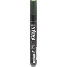 Caneta - Tinta para vidro - Brilhante - Verde santal - Vitrea 160 - Pébéo