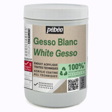 Gesso - Blanc - Apprêt - Mate - Toutes techniques - Pébéo - 945ml