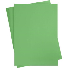 Cartão colorido A2 - Verde grama - 420 x 600 mm - 180 g - 10 folhas