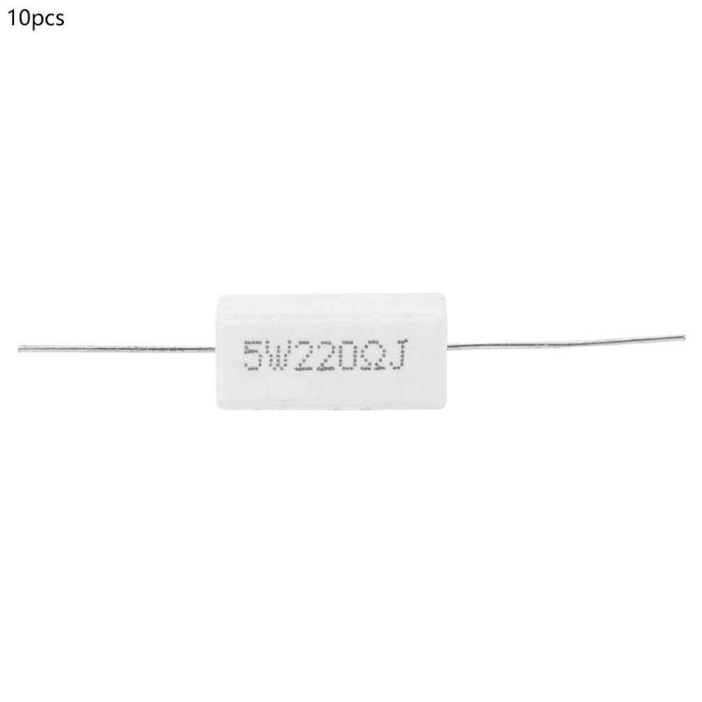 10Pcs Cement Resistor Power Resistance 5%