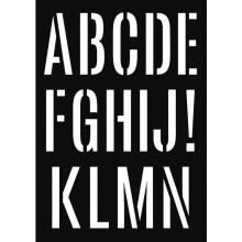 RIESEN ALPHABET POCHOIRS - A3
