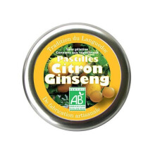 Luomupastillit Sitruuna Ginseng 45g