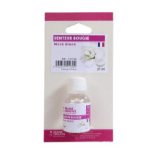 Aroma para vela - Musc Branco - 27 ml - Fabricado na França - Perfume musgoso - DIY