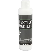 Textile medium - 100 ml - White - Washable - Unisex