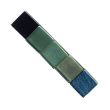 JUEGO MOSAICO GLOSSY PLATA BRILLANTE - 10 MM