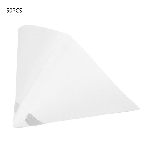 50pcs 100 Mesh Paper Paint Strainer Conical Fine