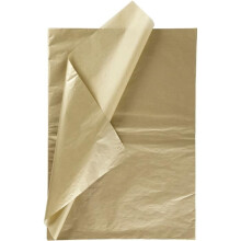 Tissue Paper - Gold - 50 x 70 cm - 6 sheets