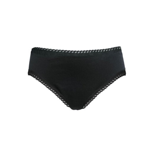 Schwarze Menstruationsunterhose mittlerer Fluss - Größe 34