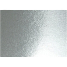 Creativ Conjunto de 10 folhas de papel metalizado A4 21 x 30 cm, 280 g, prata - 220780