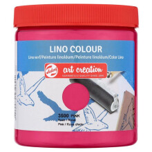 Painetta linoleumleikkaukseen - Ruusu - Linoleumi - Taidetta Luonti - 250ml