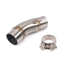 Exhaust System for Ninja 400 Stainless Steel Slip-On Muffler Mid Link Pipe Compatible Z400 2017-2019 Color A