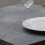 60 x 60 cm high table - Round model white leg blue moon 3