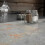 60 x 60 cm high table - Round model with white, rust-grey base 3